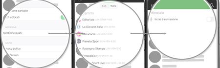 Notifiche radio